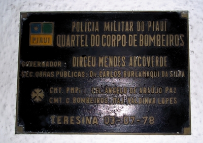 Placa de Inaugurao - Sede Av. Miguel Rosa (1978)