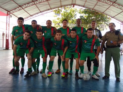 Equipe da PMPI - Campe do Torneio Integrao entre Instituies